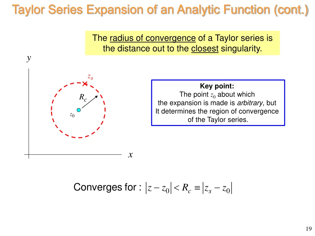 taylor series expansion of an analytic function 2