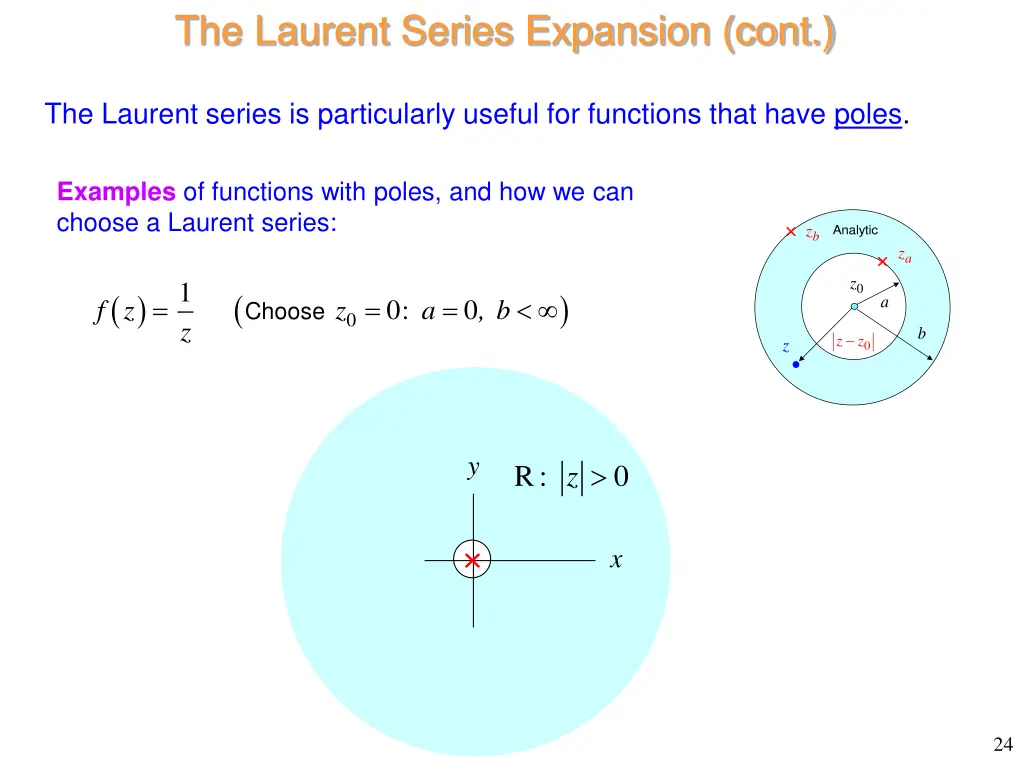 the laurent series expansion cont 3