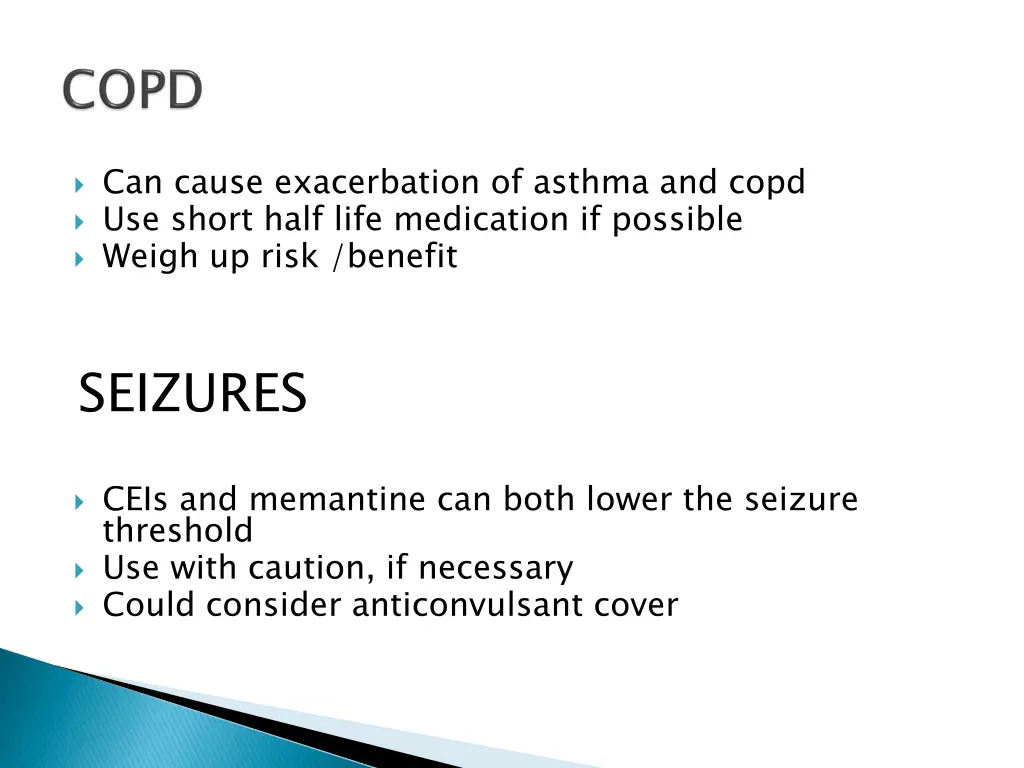 can cause exacerbation of asthma and copd