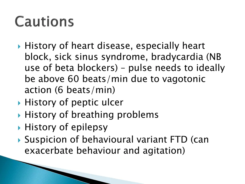 history of heart disease especially heart block