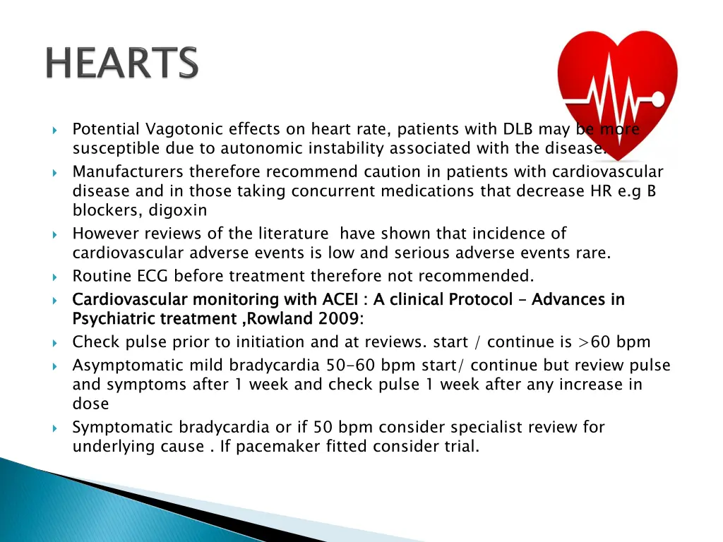 potential vagotonic effects on heart rate