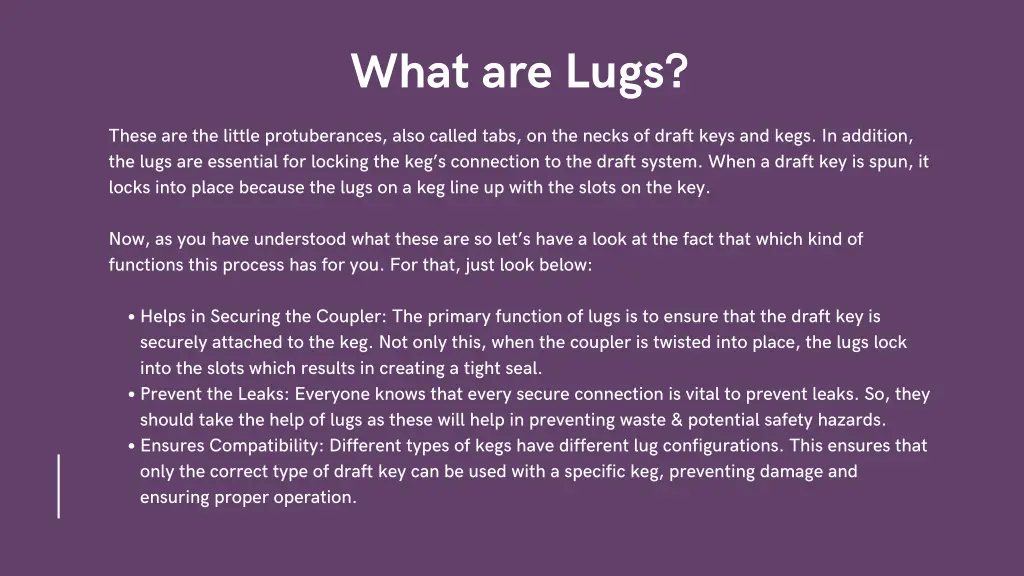 what are lugs