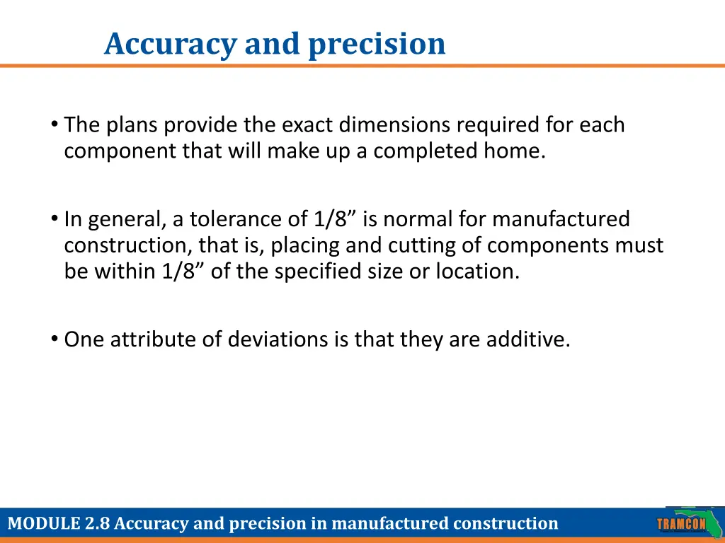 accuracy and precision