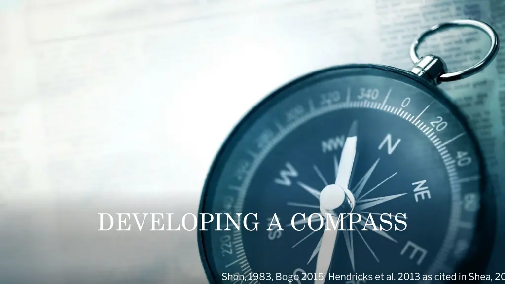 developing a compass