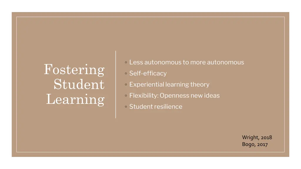 less autonomous to more autonomous