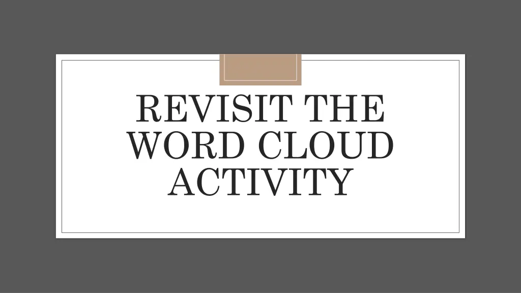 revisit the word cloud activity