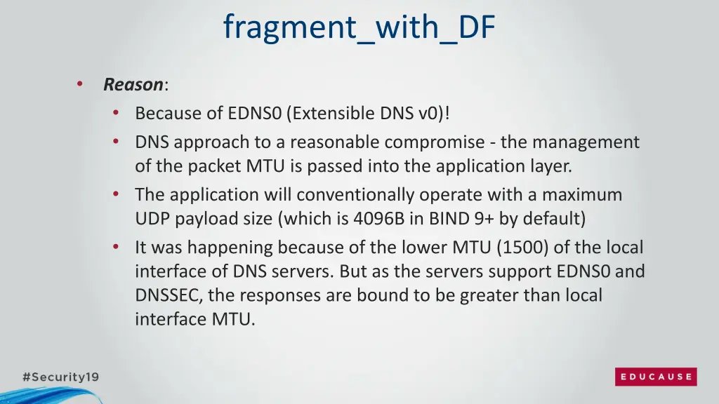 fragment with df 1