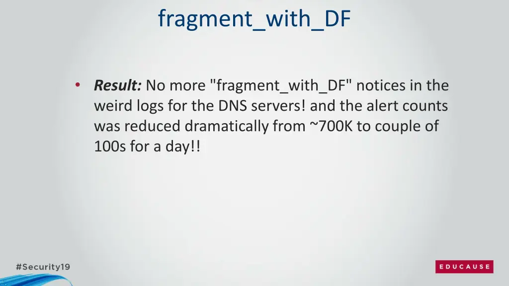 fragment with df 4