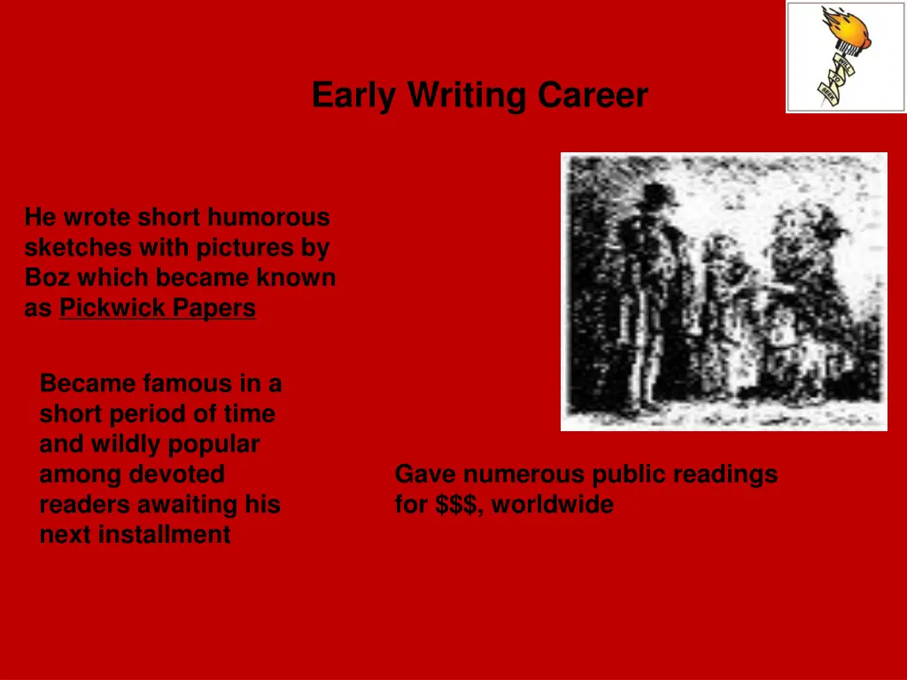 early writing career