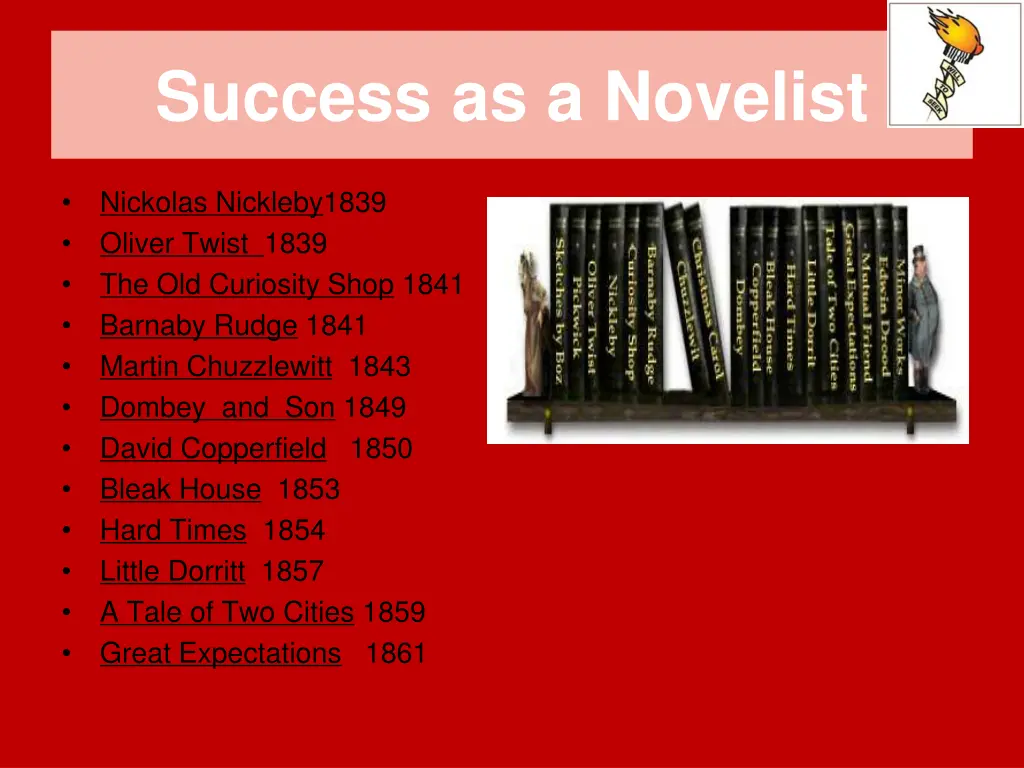 success as a novelist