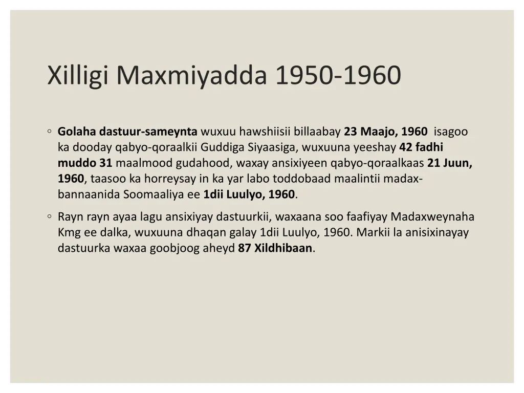 xilligi maxmiyadda 1950 1960 6