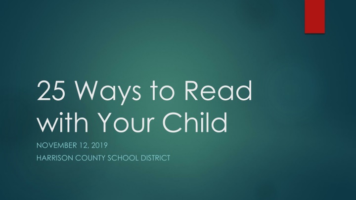 25 ways to read with your child november 12 2019