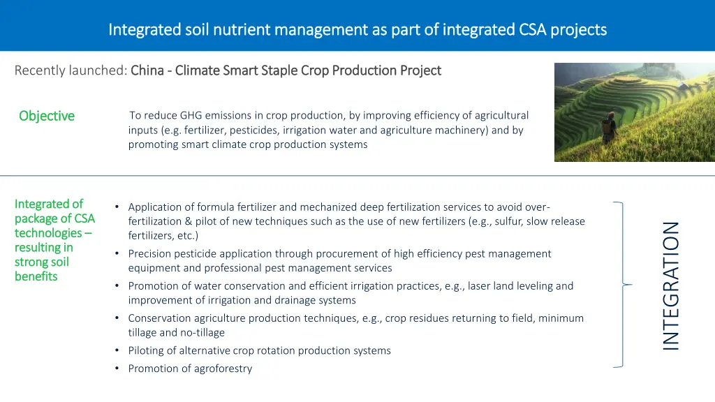 integrated soil nutrient management as part