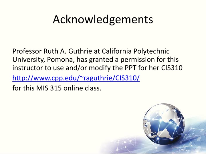 acknowledgements