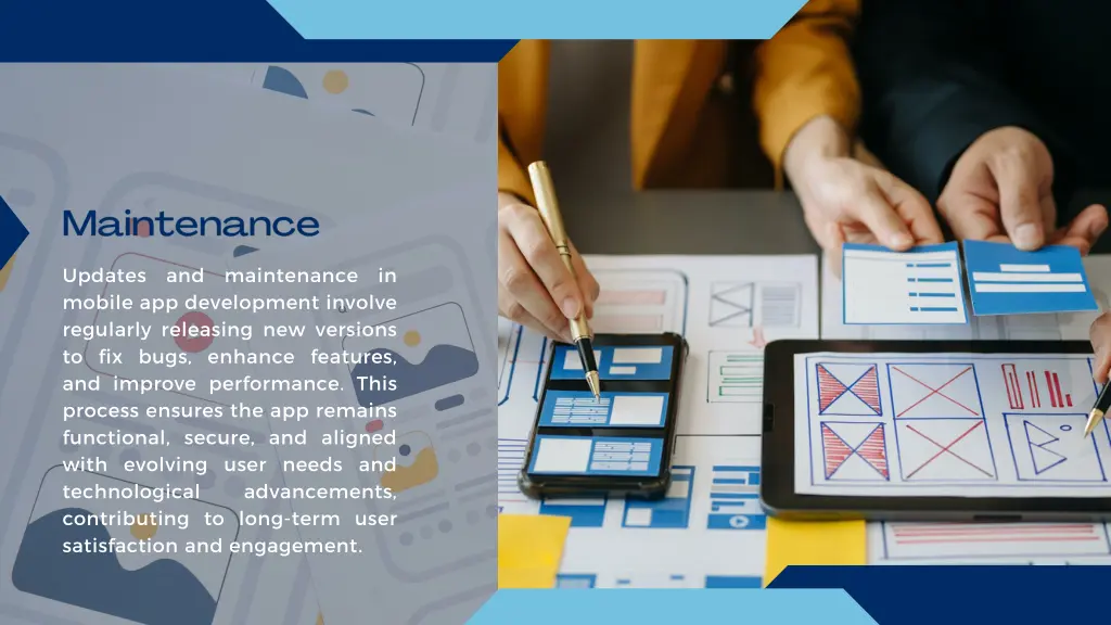 updates and maintenance in mobile app development