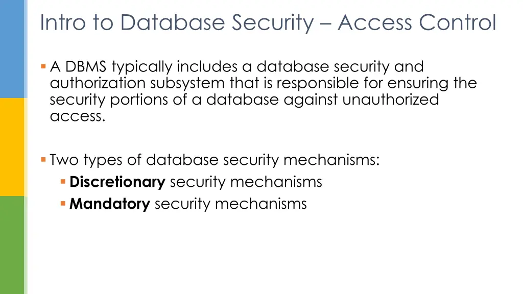 intro to database security access control 1