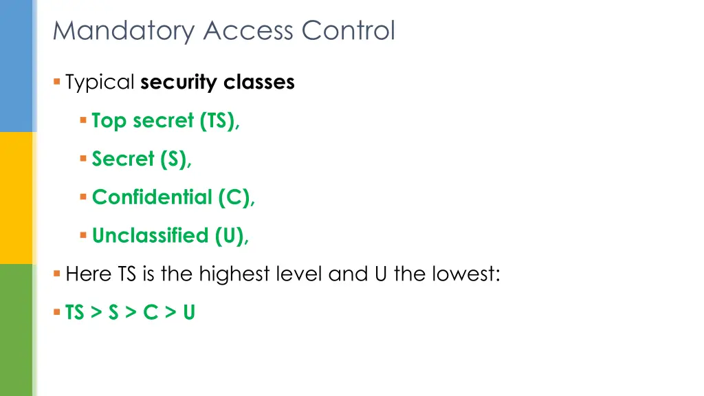 mandatory access control 1