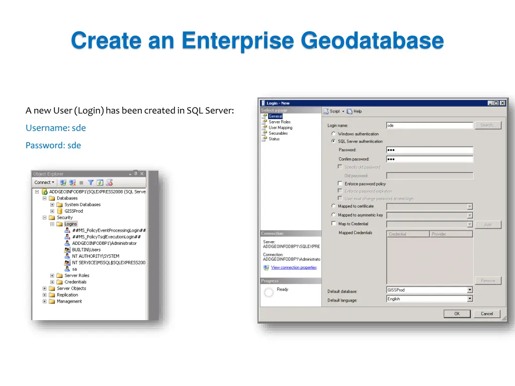 create an enterprise geodatabase 3