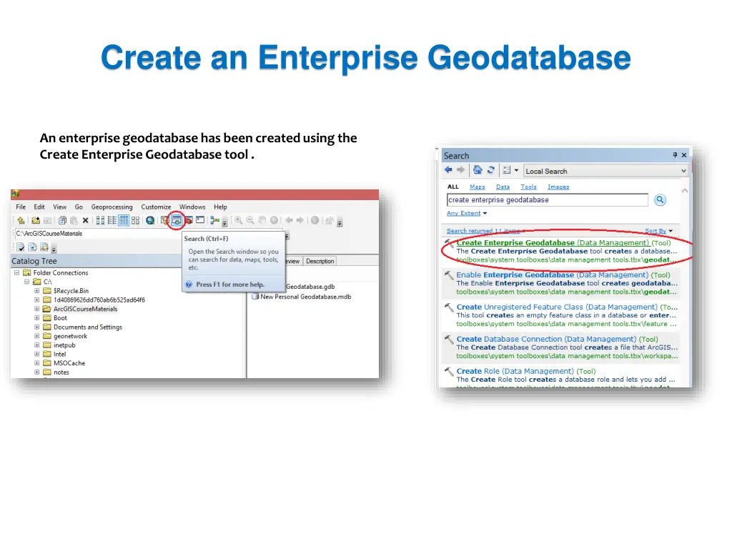 create an enterprise geodatabase 5