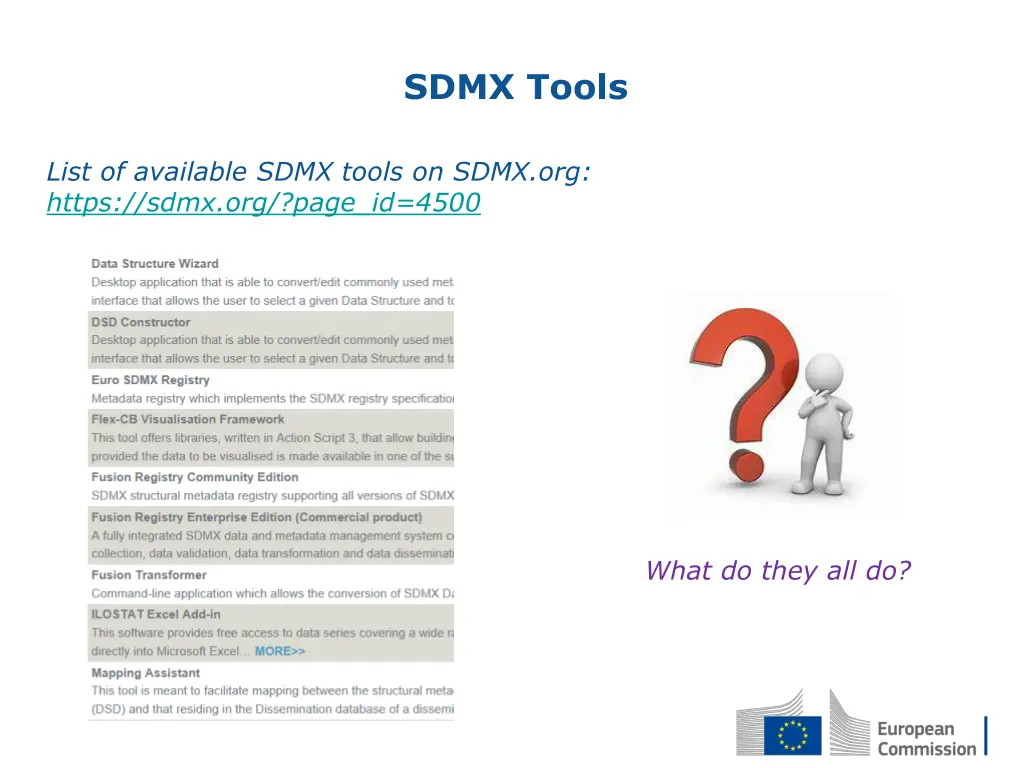 sdmx tools