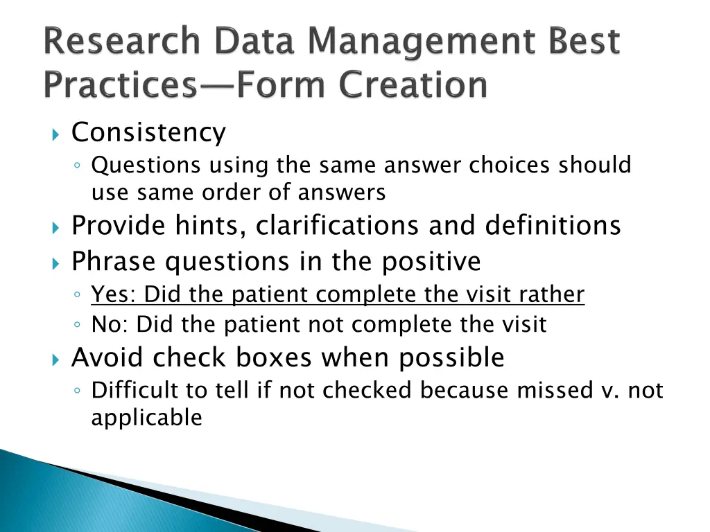 consistency questions using the same answer