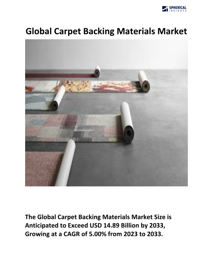 global carpet backing materials market