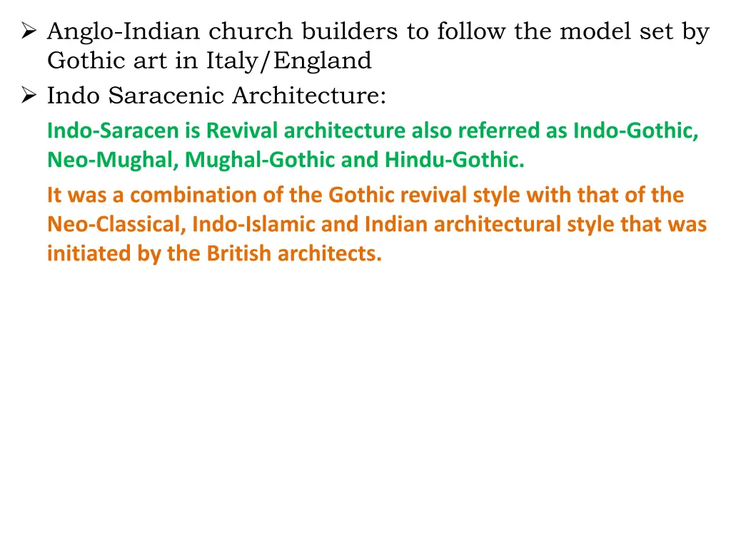 anglo indian church builders to follow the model