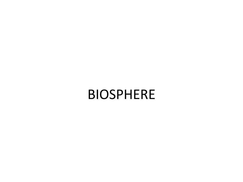 biosphere