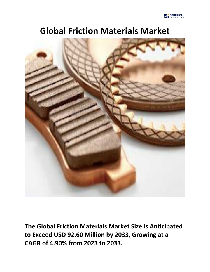 global friction materials market