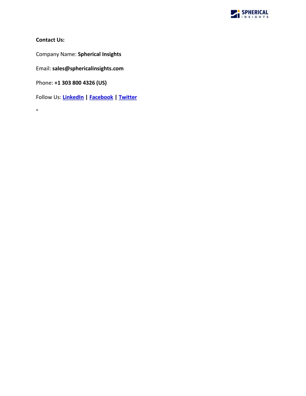 contact us