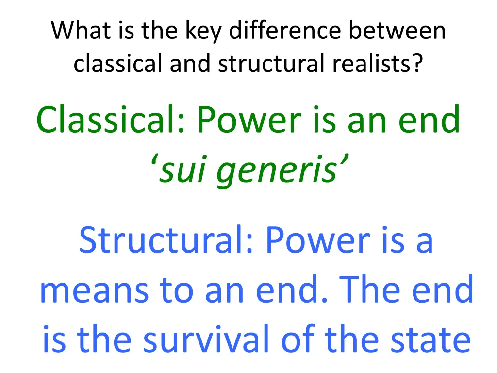 what is the key difference between classical