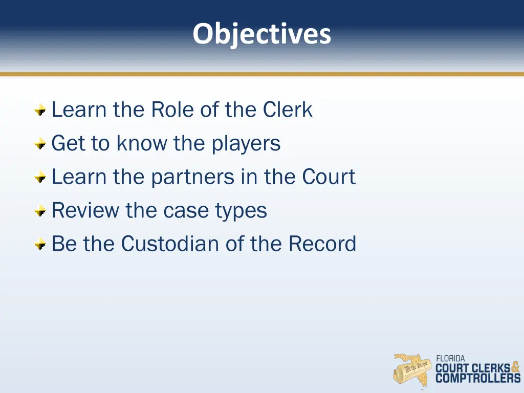 objectives