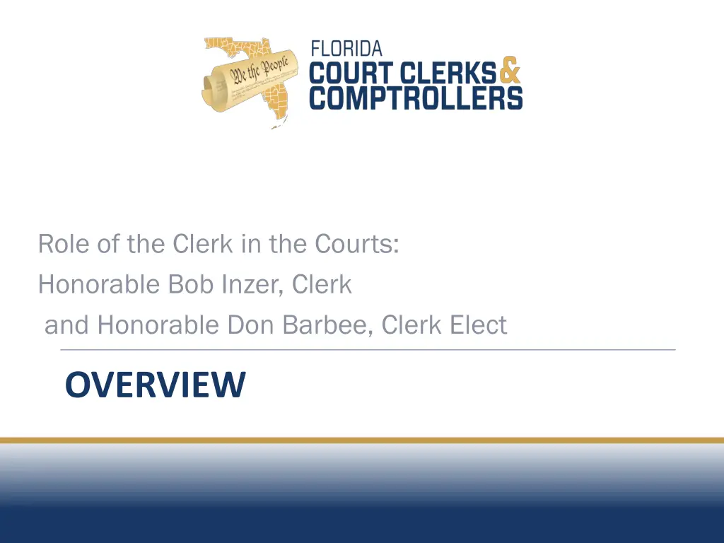 role of the clerk in the courts honorable