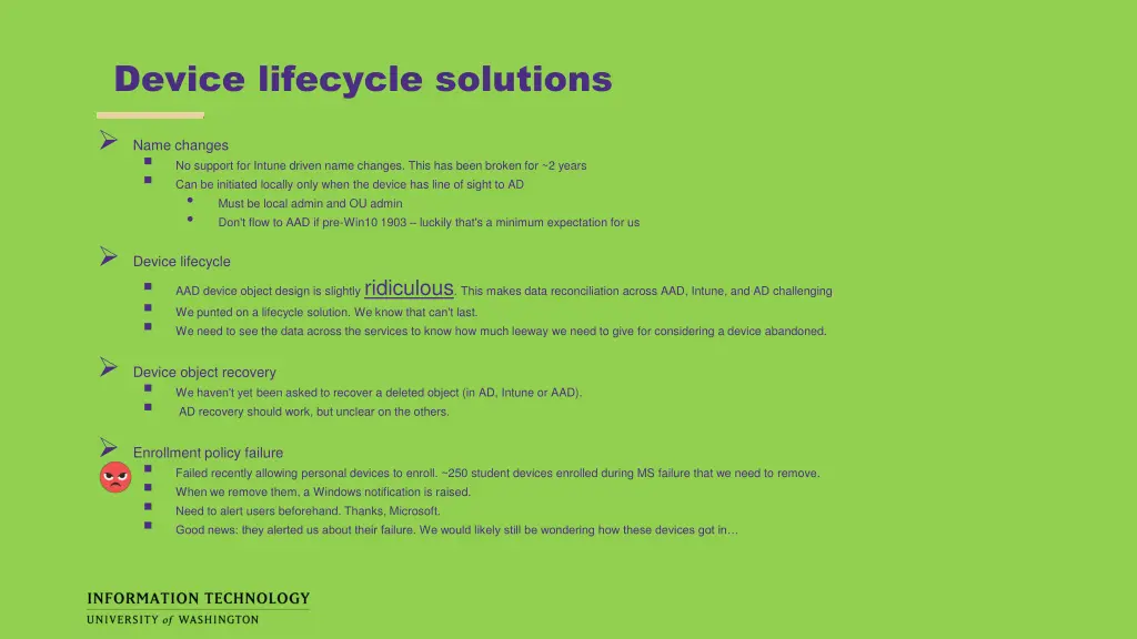 device lifecycle solutions