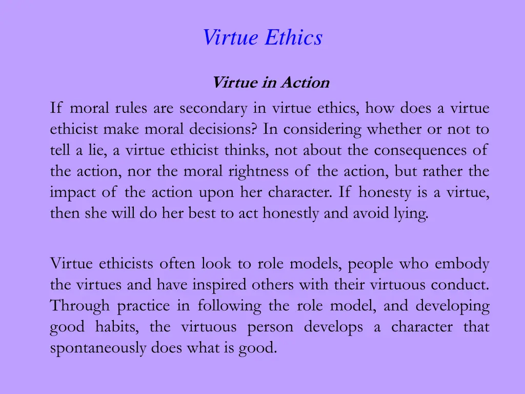 virtue ethics 10