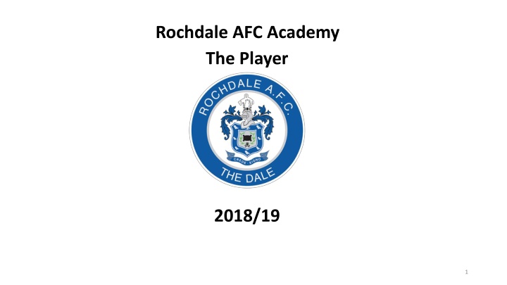 rochdale afc academy the player