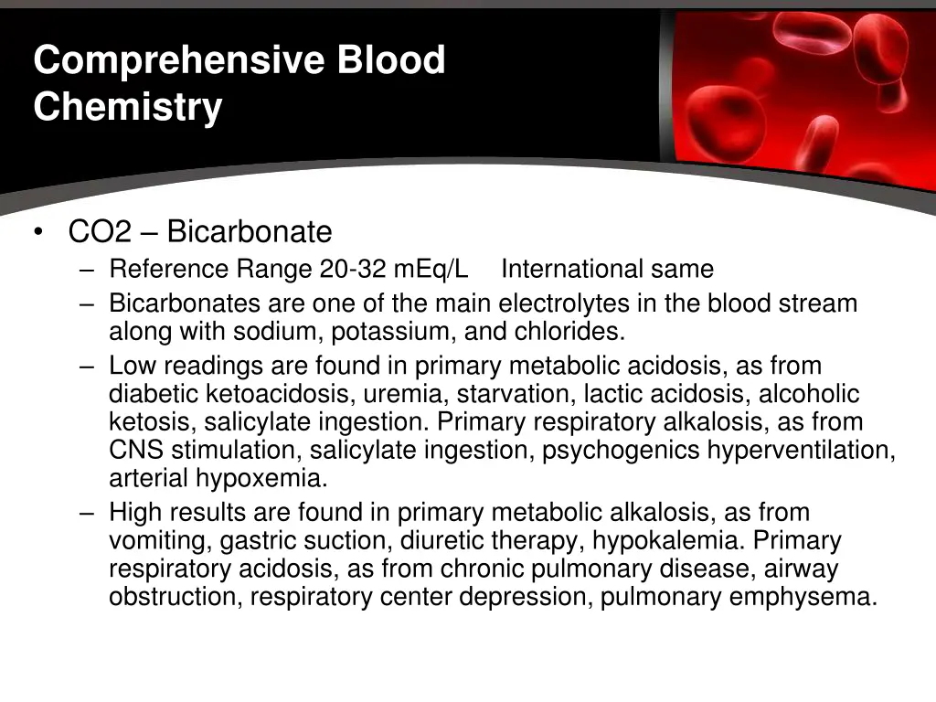 comprehensive blood chemistry 15