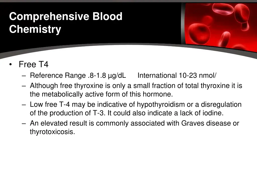 comprehensive blood chemistry 26