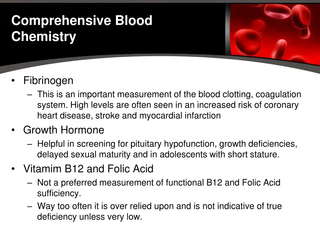 comprehensive blood chemistry 32