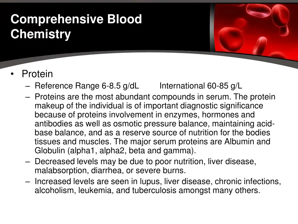 comprehensive blood chemistry 8