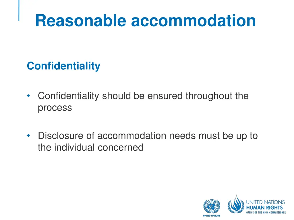 reasonable accommodation 2