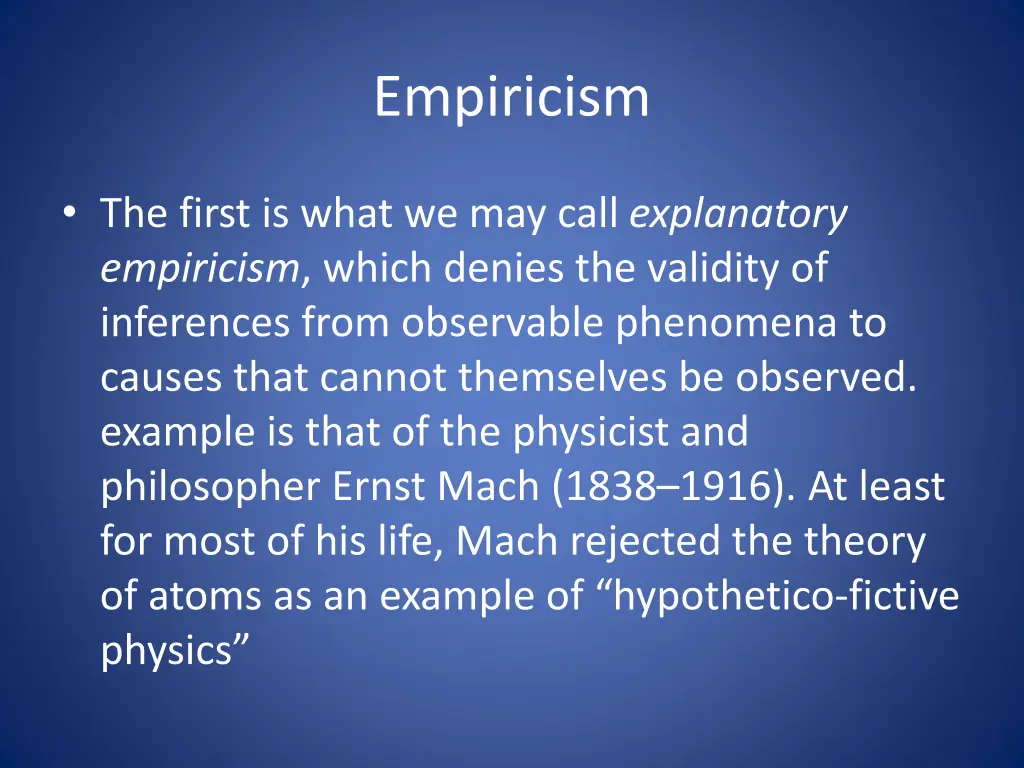 empiricism