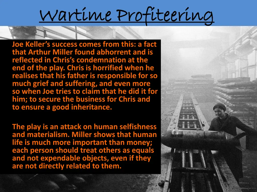 wartime profiteering wartime profiteering