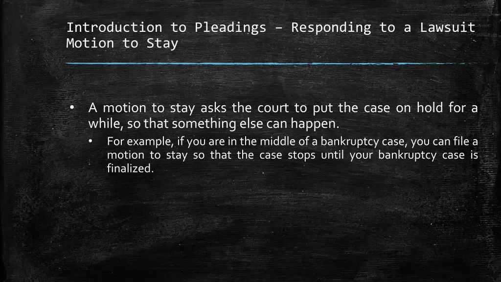 introduction to pleadings responding to a lawsuit 8