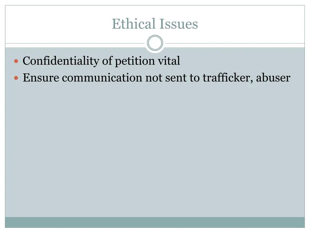 ethical issues