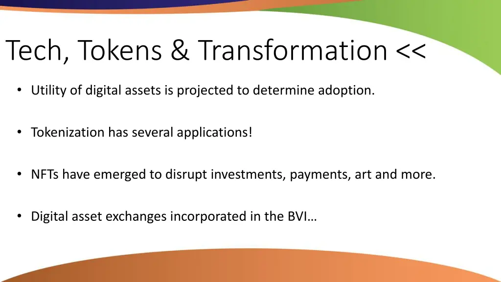 tech tokens transformation