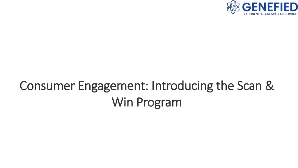 consumer engagement introducing the scan consumer