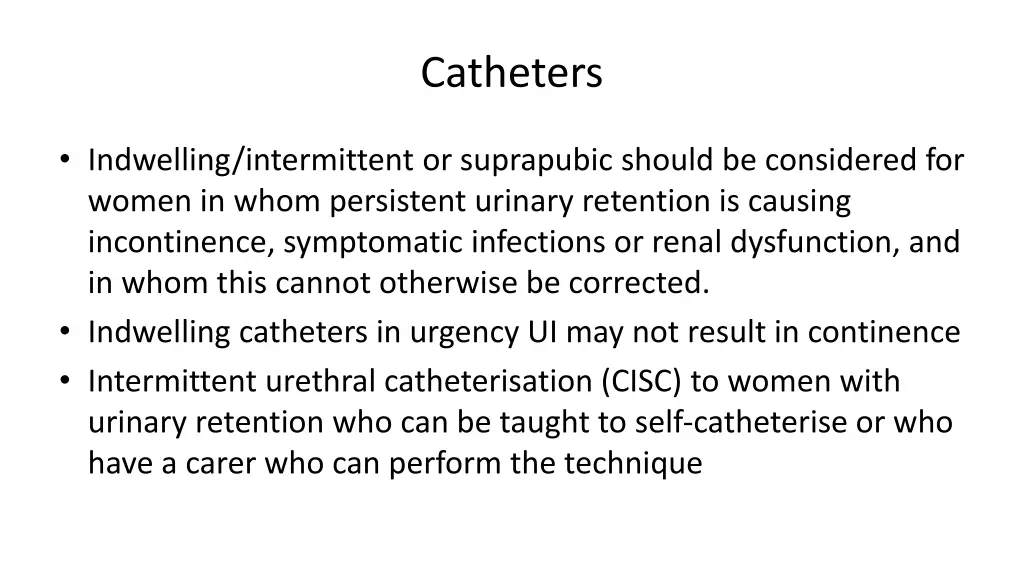 catheters