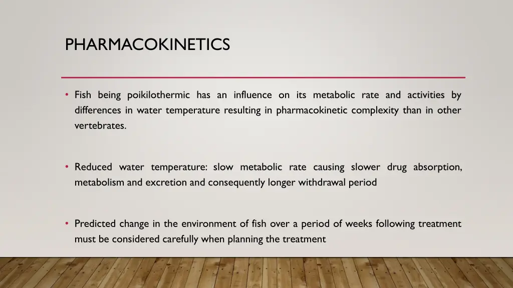 pharmacokinetics