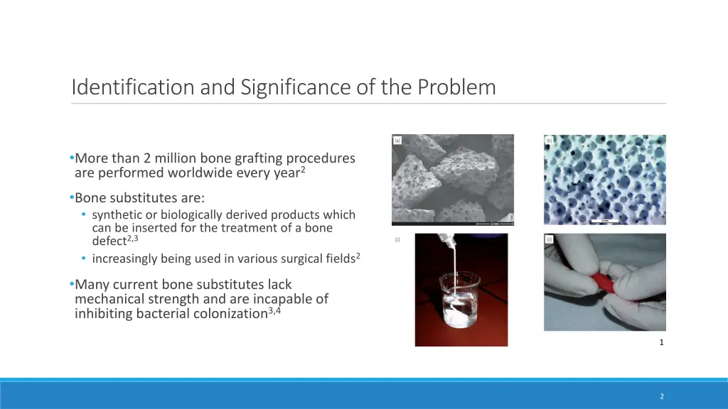 identification and significance of the problem